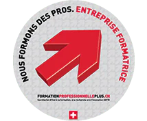 Badge pour la certification d'entreprise formatrice d'apprentis