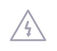 Illustration eines Warnhinweises auf elektrische Gefahren